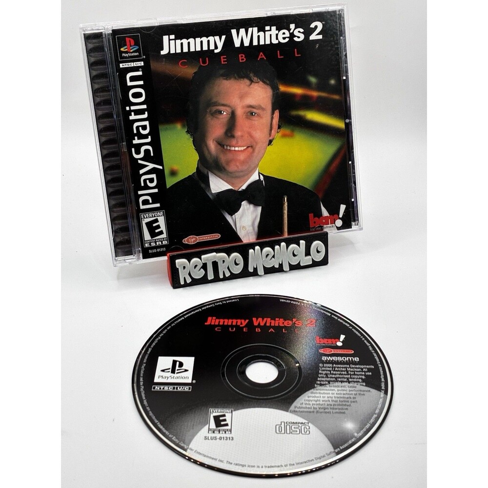Jimmy White's 2: Cueball (PlayStation 1 PS1) CIB COMPLETE
